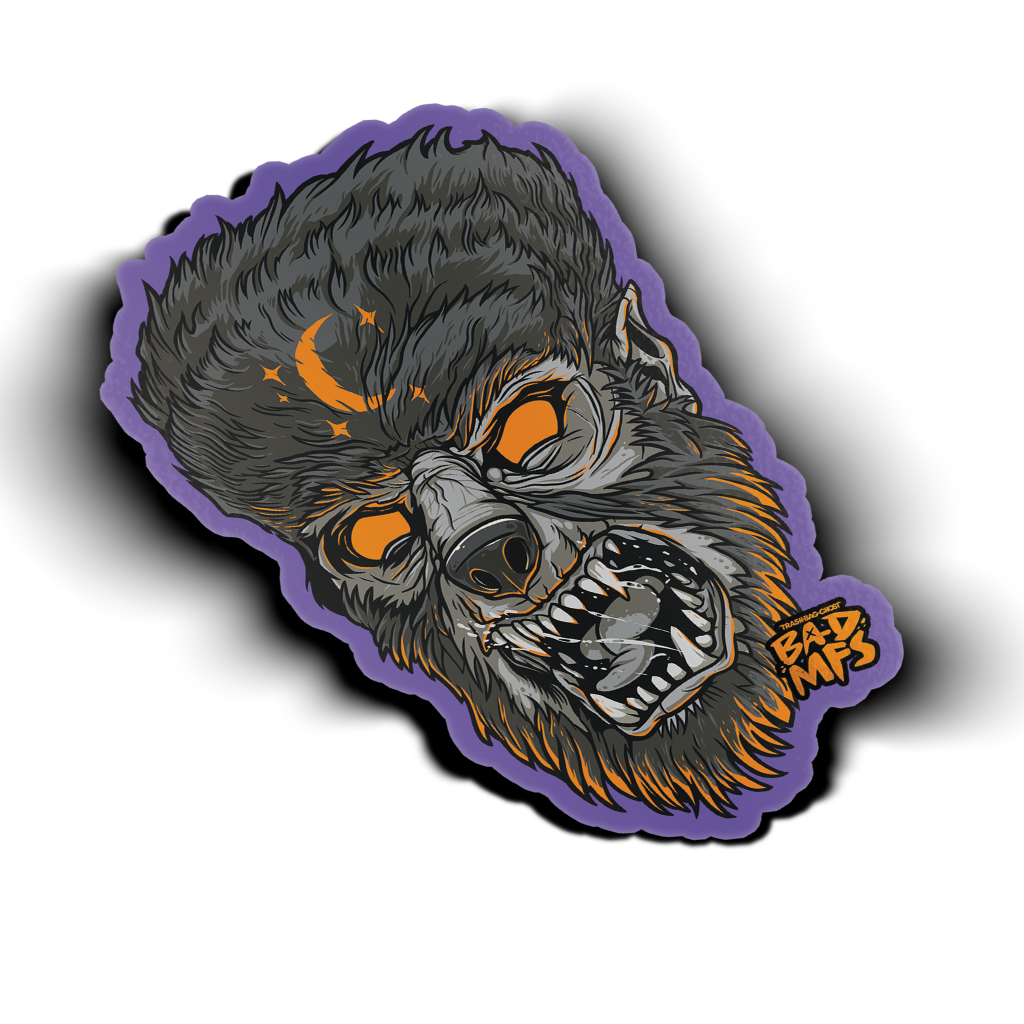 Double Life Wolfman Sticker