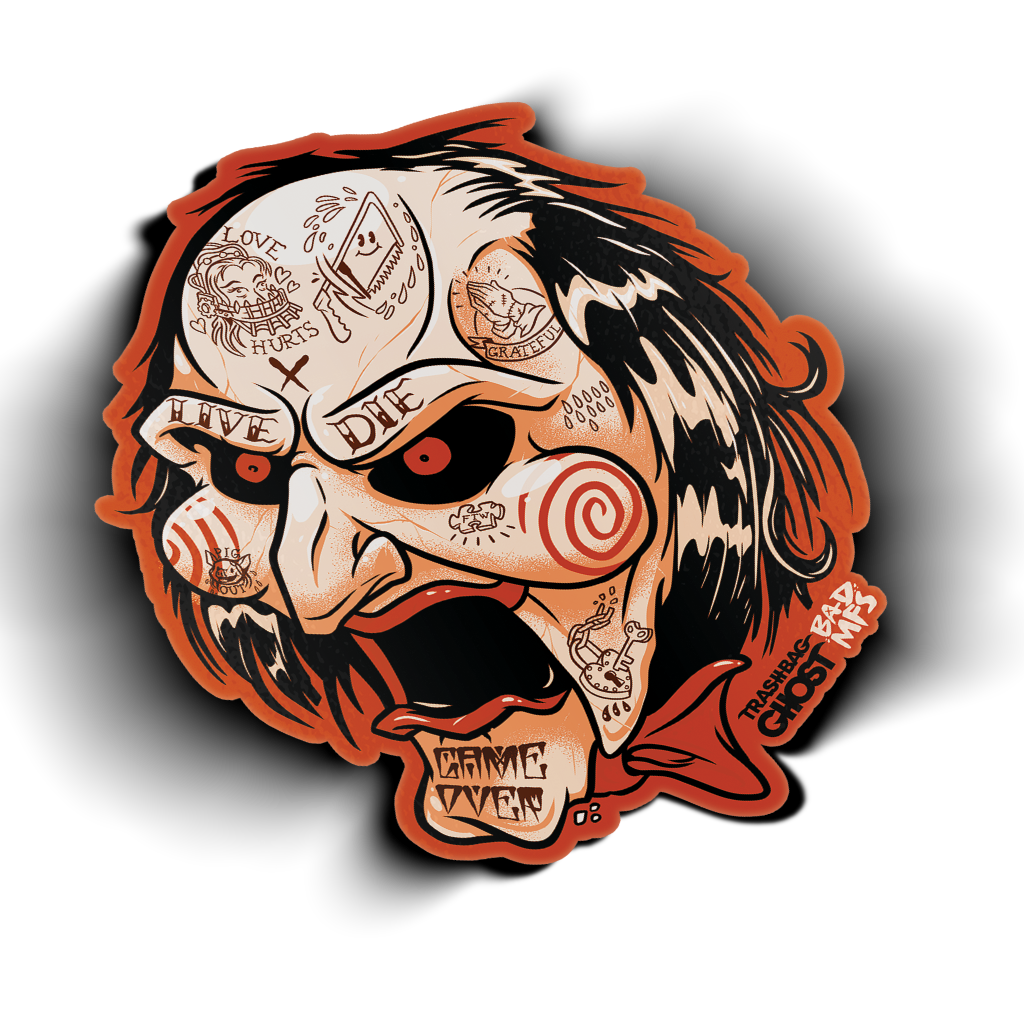 Live or Die BAD MFS Sticker (Dried Blood Colorway)
