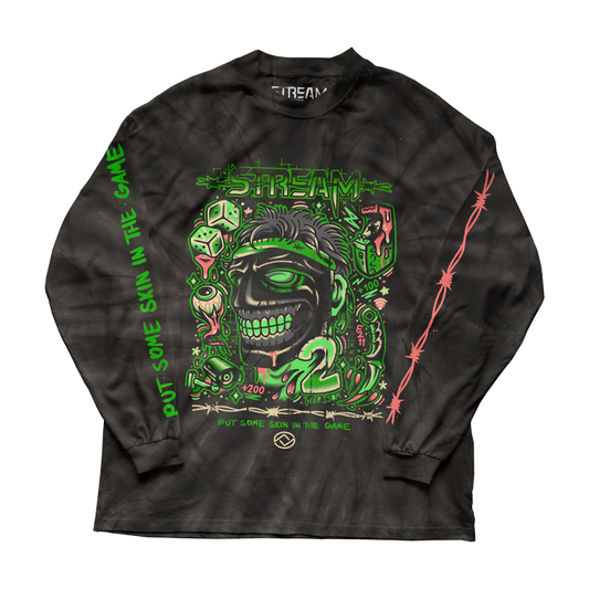 STREAM Player 2 Long Sleeve Tie-Dye Tee