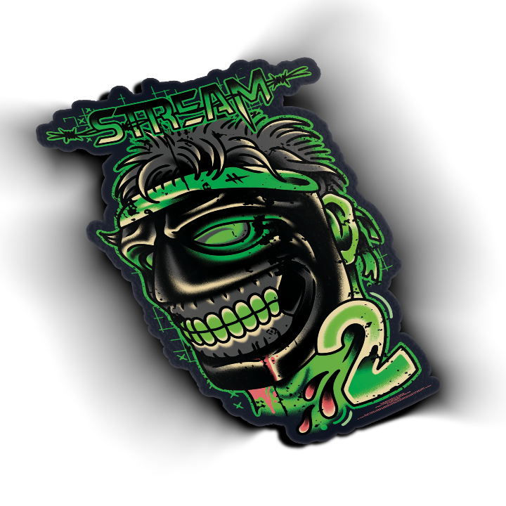 STREAM Player 2 6" Sticker