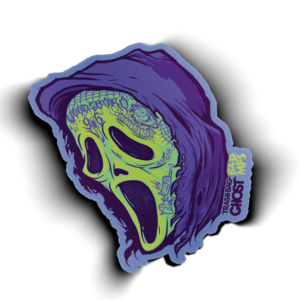 Woodsboro's Most Wanted BAD MFS Sticker (Stab Colorway)