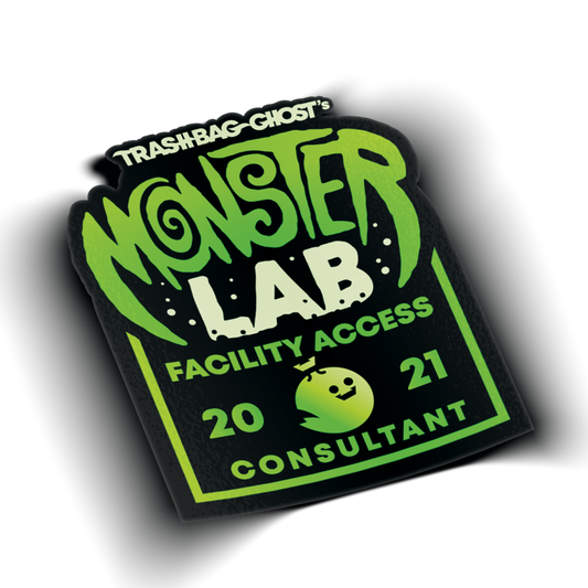 2021 Trashbag Ghost's Monster Lab Facility Access Badge