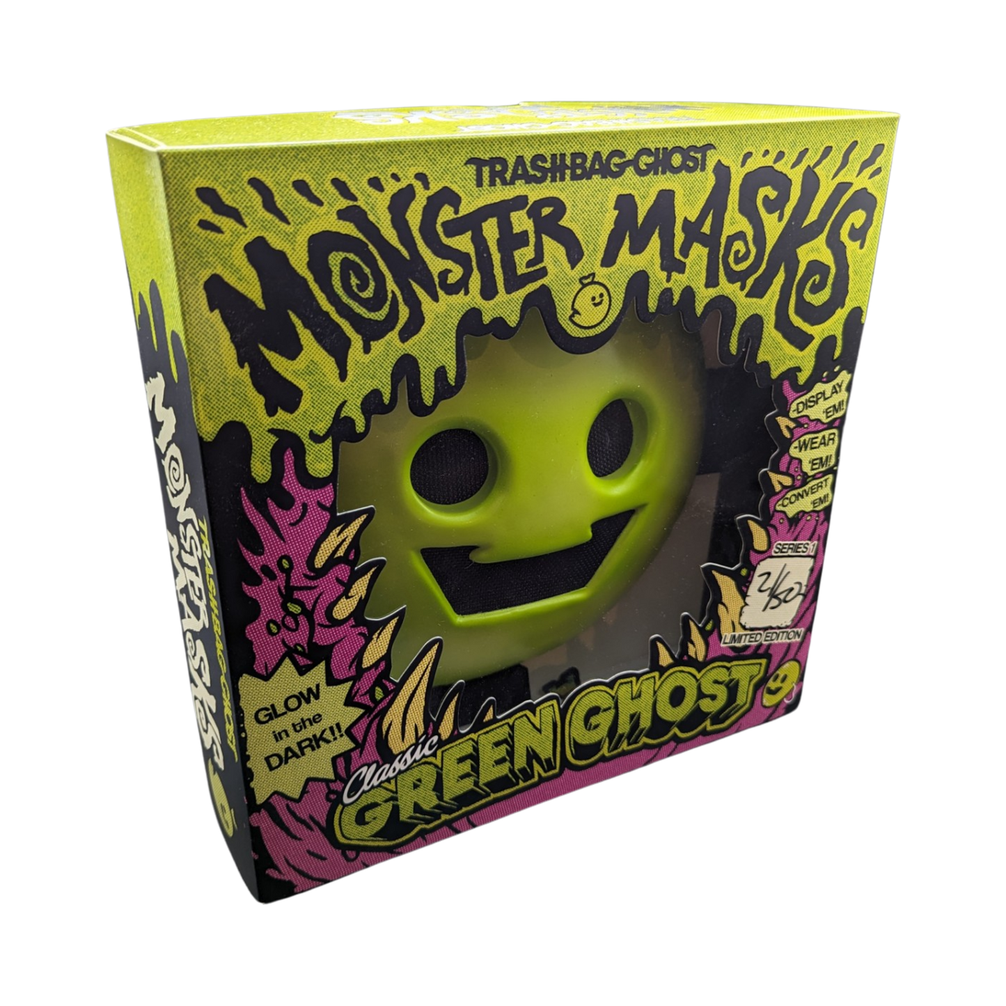Trashbag Ghost Monster Masks "Classic Green Ghost"