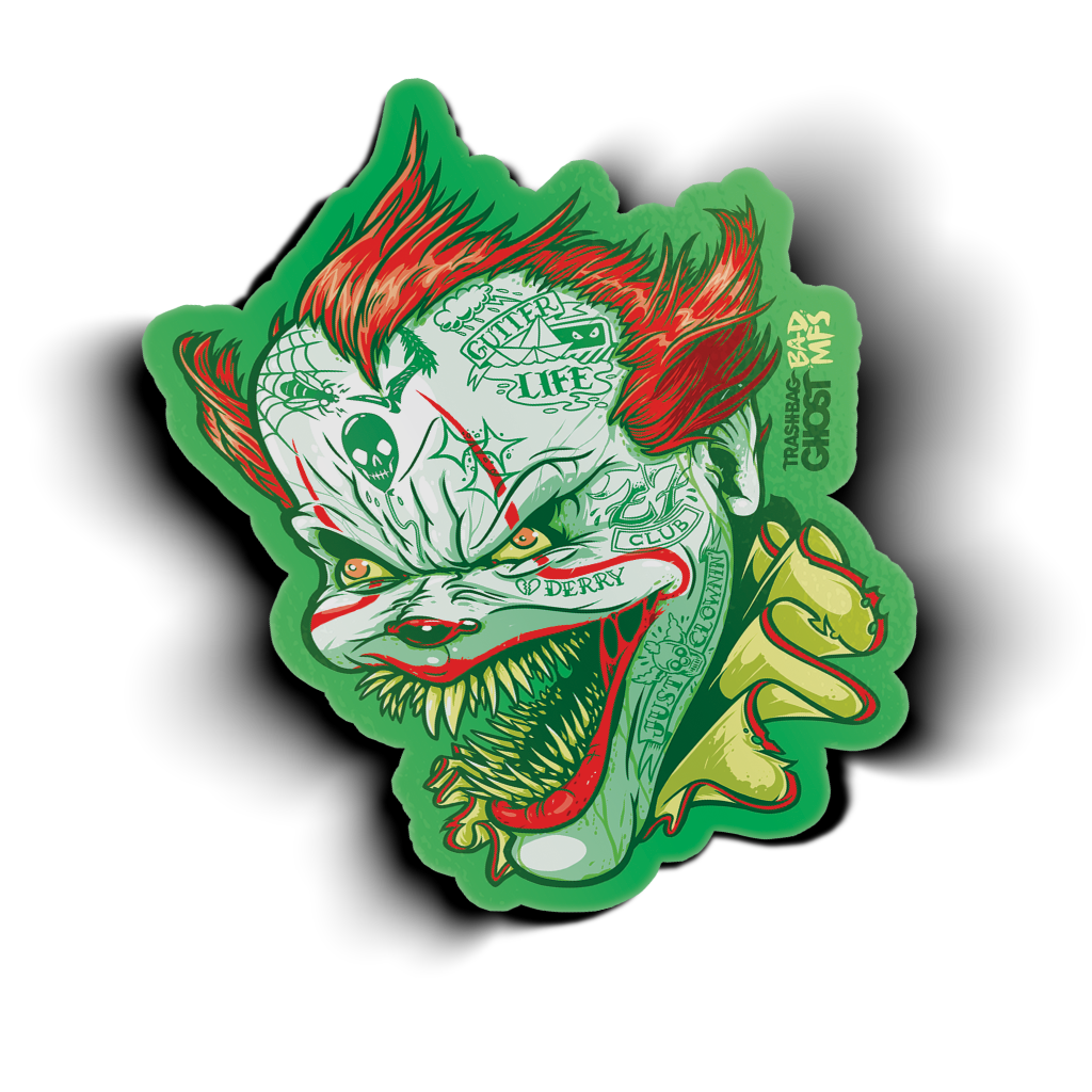 Gutter Life Pennywise Sticker (Hypersaturated Colorway)