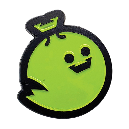 Original Colorway Trashbag Ghost Pin from the Vault (Prototype)