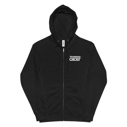 The Everyday Ghost Zip-up Hoodie (embroidered)